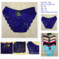 OEM wholesale discount women panties made of mesh and lace fabrics decorated with artificial diamond